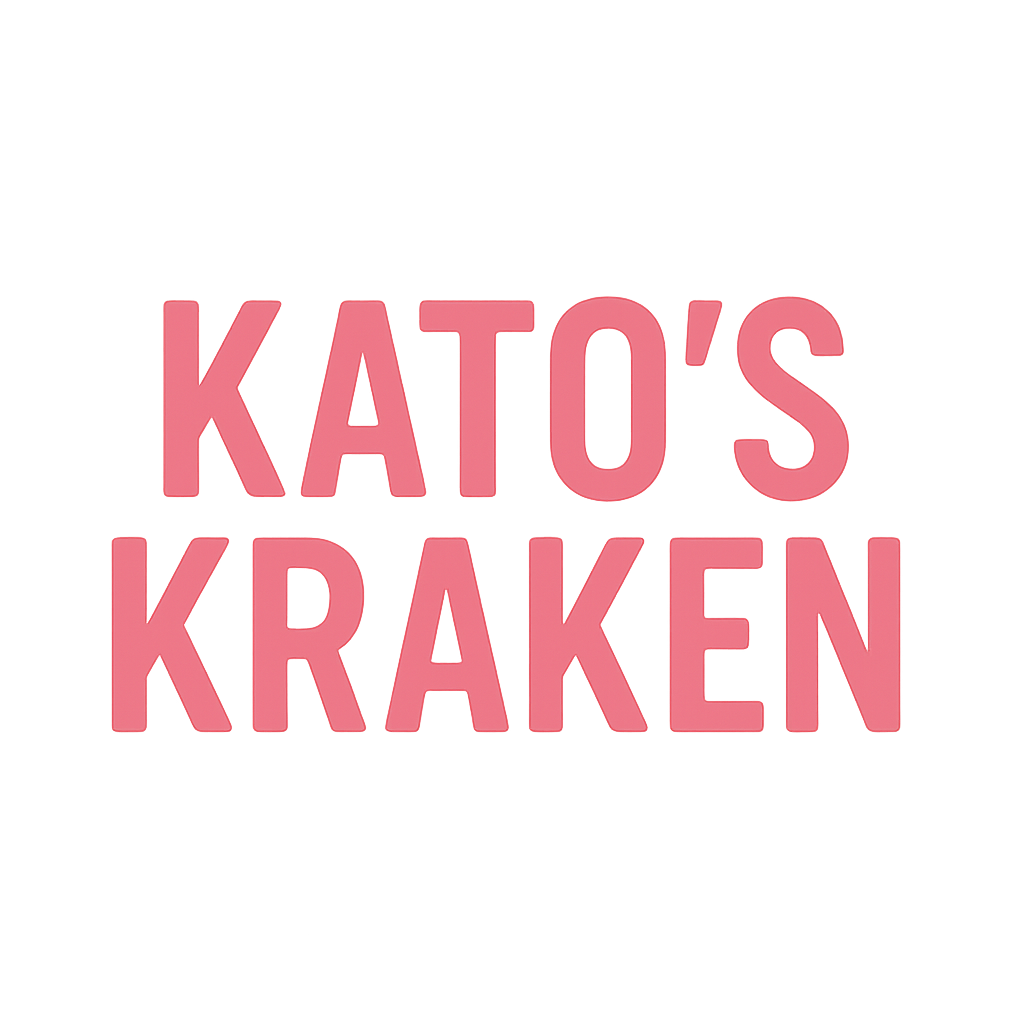 Kato's Kraken Text Logo